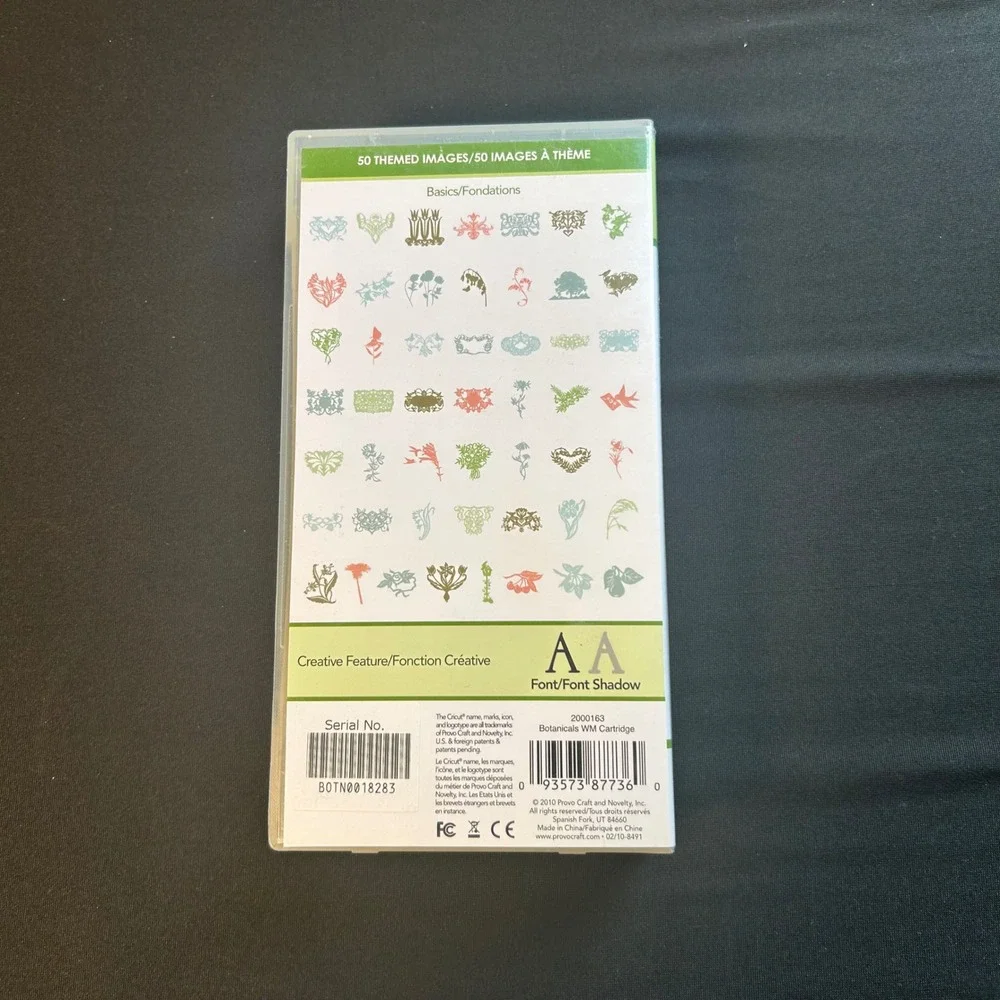 cricut lite botanicals paper craft floral garden cartridge link status unknown